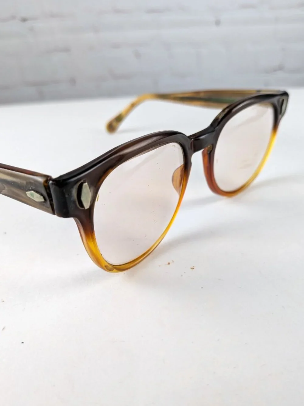 Vintage acetate brown